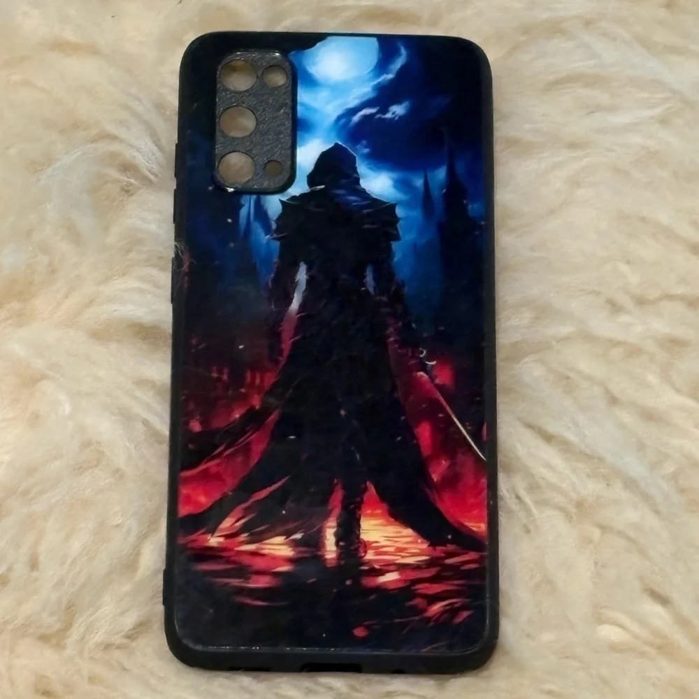 Black Fantasy Dark Knight Silhouette Smartphone Case